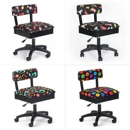 arrow chairs in different fabrics