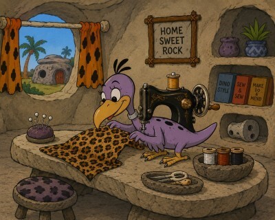 flintstone type sewing